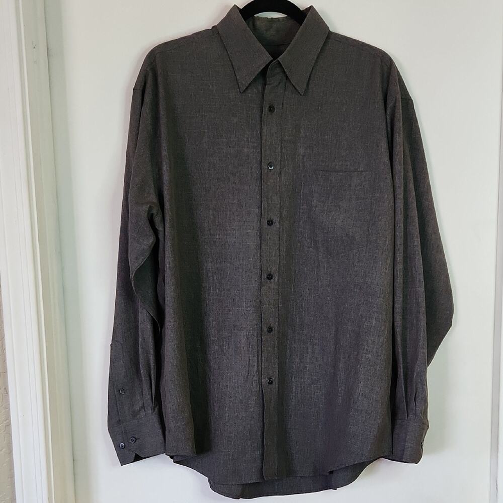 Bugatchi Gray Button Down Shirt